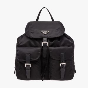 Prada 1BZ811 Nylon Backpack In Black