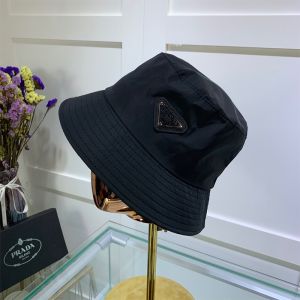 Prada 1HC137 Nylon Bucket Hat In Black