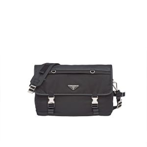 Prada 2VD009 Nylon Cross-Body Bag In Black