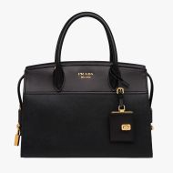 Prada 1BA046 Saffiano Leather Esplanade Bag In Black