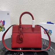 Prada 1BA102 Leather Paradigme Bag In Red