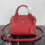 Prada 1BA297 Saffiano Leather Kristen Handbag In Red
