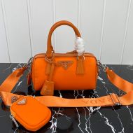 Prada 1BA846 Saffiano Leather Tote In Orange