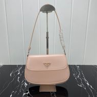 Prada 1BD311 Brushed Leather Cleo Bag In Pink
