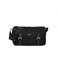 Prada 1BD671 Medium Nylon Shoulder Bag In Black