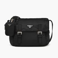 Prada 1BD953 Re-Nylon Shoulder Bag In Black