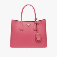 Prada 1BG756 Saffiano Leather Double Bag In Rose