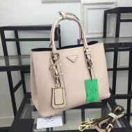 Prada 1BG820 Saffiano Leather Double Bag In Apricot