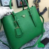 Prada 1BG820 Saffiano Leather Double Bag In Green