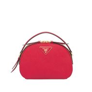 Prada 1BH123 Saffiano Leather Odette Bag In Red