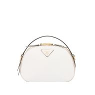 Prada 1BH123 Saffiano Leather Odette Bag In White