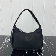 Prada 1NE515 Re-Edition 2000 Nylon Hobo Bag In Black