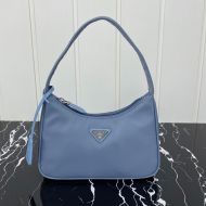 Prada 1NE515 Re-Edition 2000 Nylon Hobo Bag In Light Blue