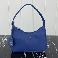 Prada 1NE515 Re-Edition 2000 Nylon Hobo Bag In Navy Blue