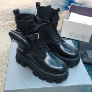 Prada 1T255M Monolith Cowhide Boots Women In Black