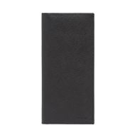 Prada 2MV836 Embossed Saffiano Leather Document Holder In Black
