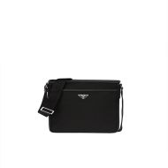Prada 2VH797 Nylon Cross-Body Bag In Black