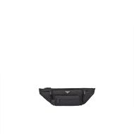Prada 2VL003 Nylon and Saffiano Leather Belt Bag In Black