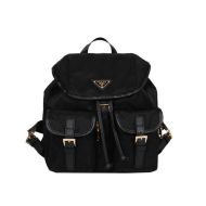 Prada BZ0030 Nylon Backpack In Black